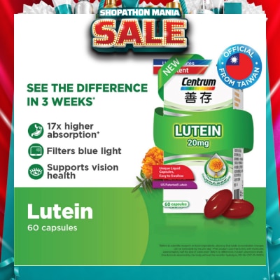 CENTRUM - Lutein 20mg Capsule 60s
