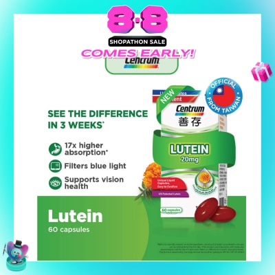 CENTRUM - Lutein 20mg Capsule 60s