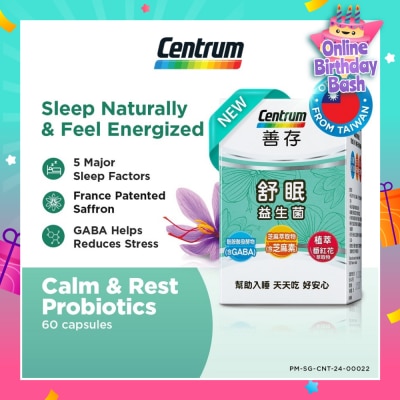 CENTRUM Calm & Rest Probiotics Capsule 60s