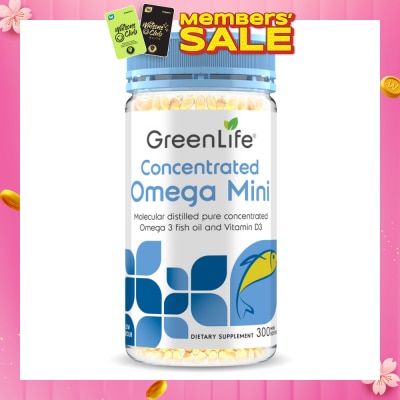 GREENLIFE Concentrated Omega Mini 300s