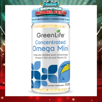 GREENLIFE - Concentrated Omega Mini 300s