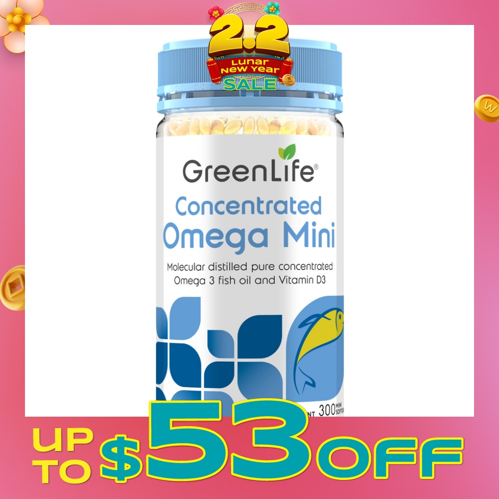 Concentrated Omega Mini 300s