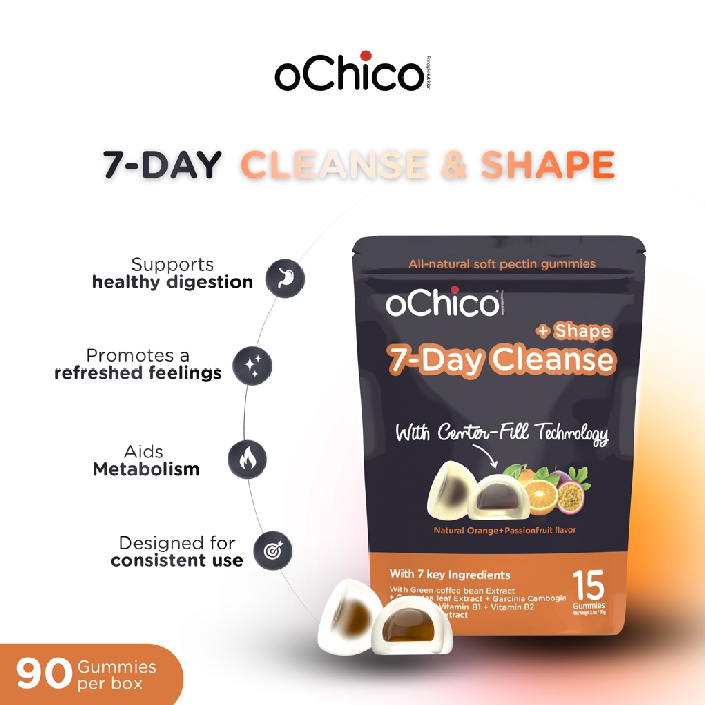 7 Day Cleanse + Shape Gummies 15s image