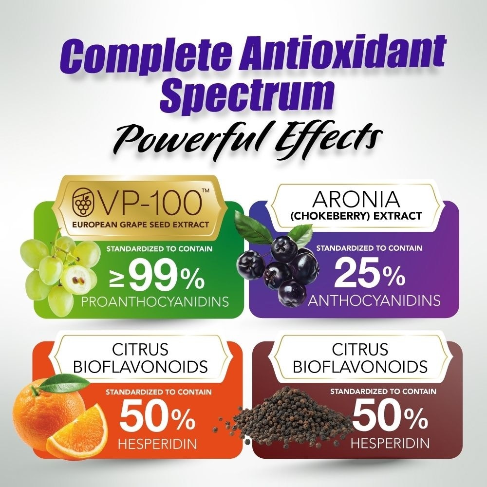 Vitale OPCs European Grape Seed Extract Softgels (Antioxidant, Circulation, Skin, & Immunity) 90s image