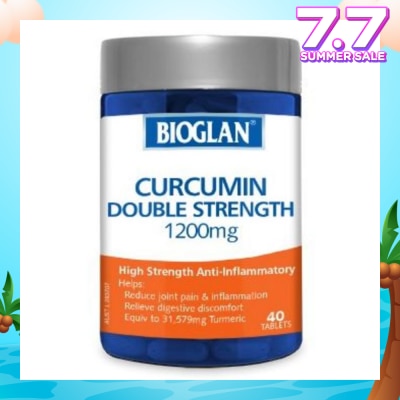 BIOGLAN  Double Strength Curcumin 1200mg 40 Tablets
