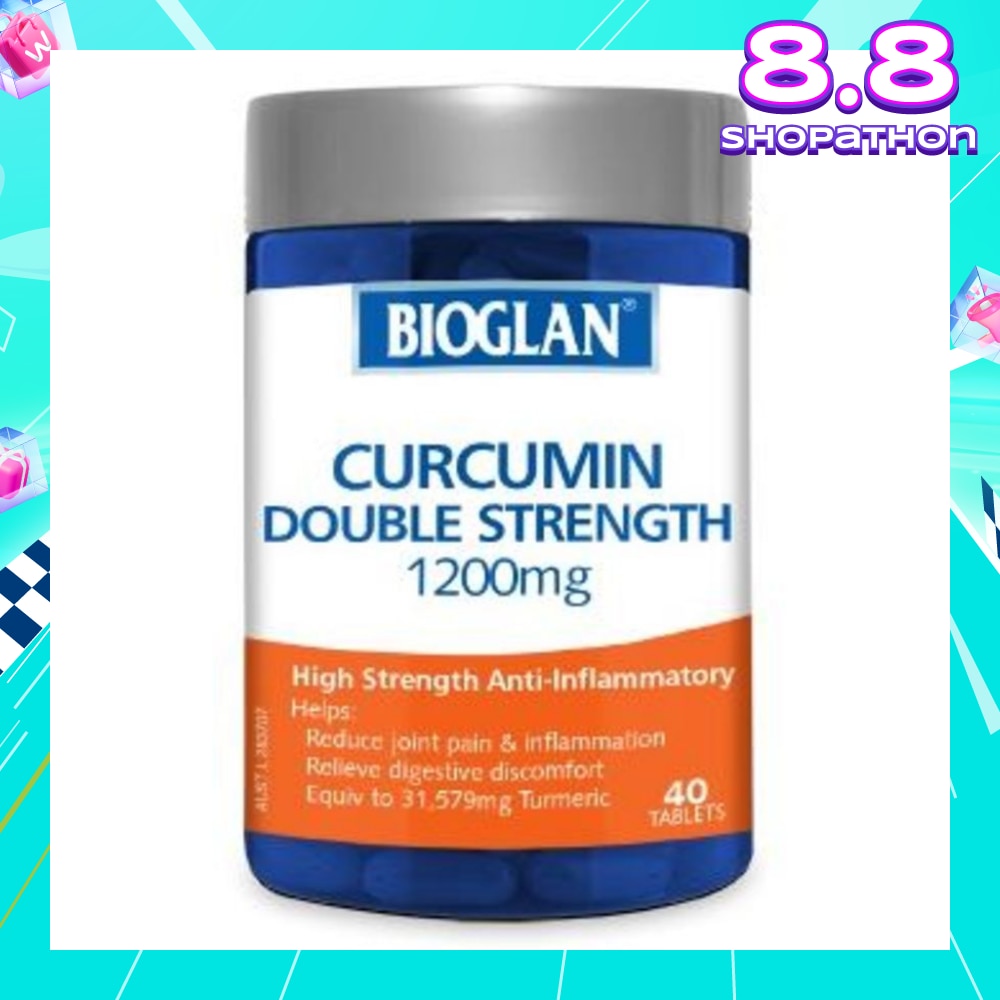 Double Strength Curcumin 1200mg 40 Tablets
