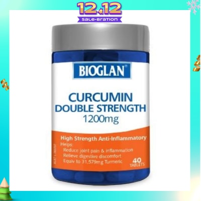 BIOGLAN Double Strength Curcumin 1200mg 40 Tablets