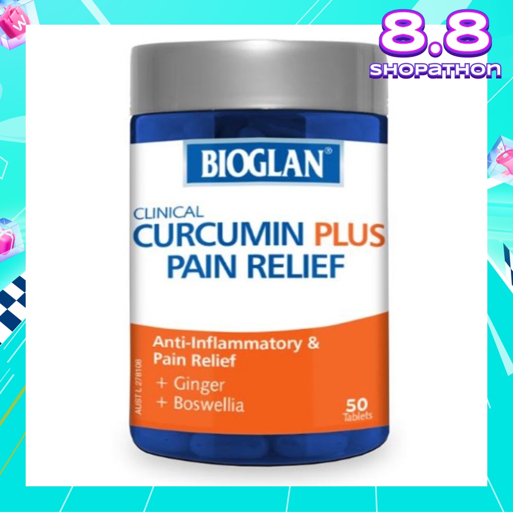  Clinical Curcumin + Pain Relief 50 Tablets