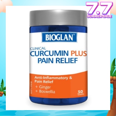 BIOGLAN  Clinical Curcumin + Pain Relief 50 Tablets