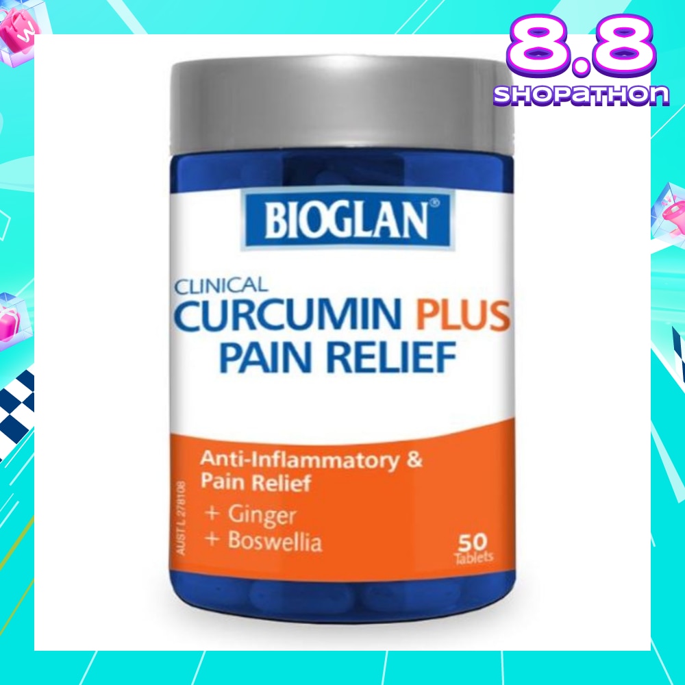  Clinical Curcumin + Pain Relief 50 Tablets