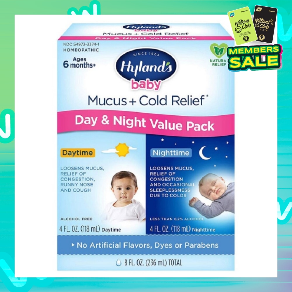 Baby Mucus + Cold Relief (Day & Night Value Pack) 236ml
