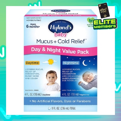 HYLAND'S Baby Mucus + Cold Relief (Day & Night Value Pack) 236ml
