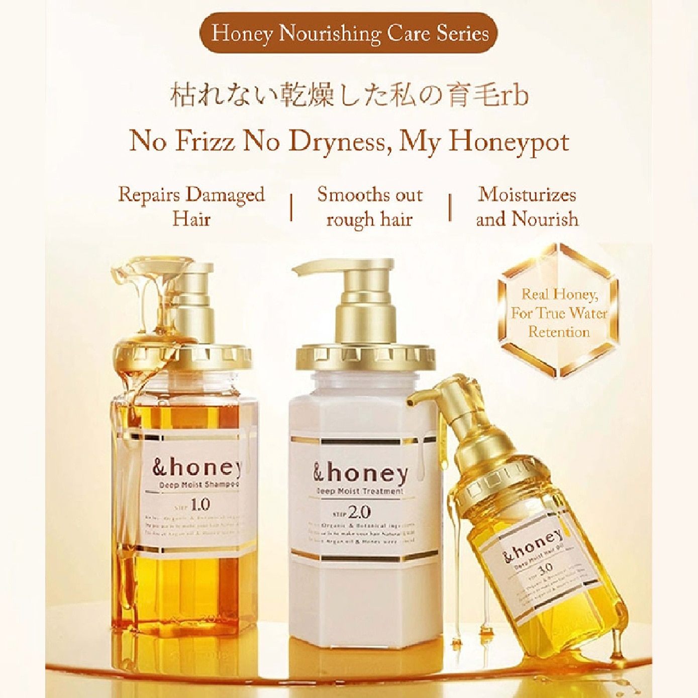 Deep Moist 5-Days Trial Travel Pack consists Shampoo 40ml + Treatment 40g