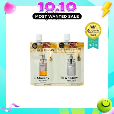 &HONEY Deep Moist 5 Days Trial Travel Pack consists Shampoo 40ml + Treatment 40g (Expiry: Aug`2027) image