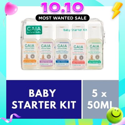 GAIA Baby Starter Kit 5x50ml (Expiry: Oct`2026) image