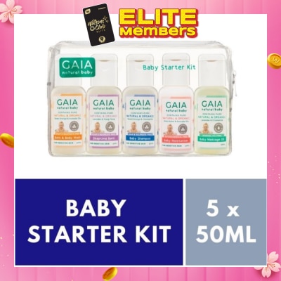 GAIA Baby Starter Kit 5x50ml (Expiry: Oct`2026)