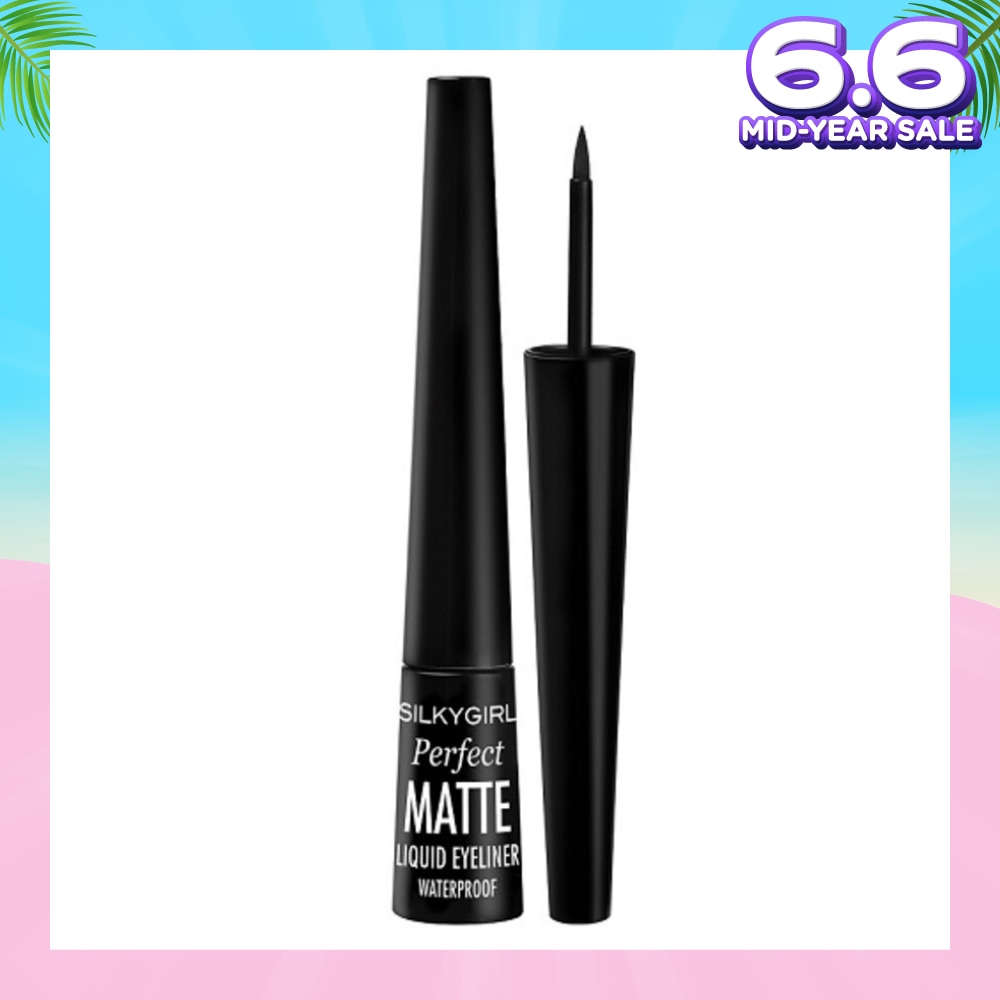 SILKYGIRL Perfect Matte Liquid Eyeliner 01 Matte Black