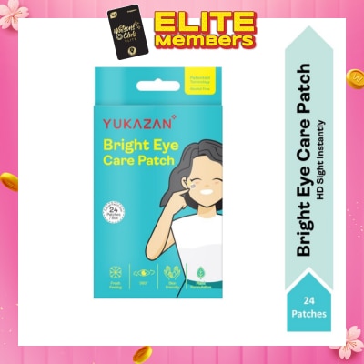 YUKAZAN Bright Eye Care Patch (To Brighten & Moisture Eyes, Eyes Relaxation, Relieve Eye Discomfort & Freshen Up Vision) 24s