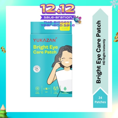 YUKAZAN Bright Eye Care Patch (To Brighten & Moisture Eyes, Eyes Relaxation, Relieve Eye Discomfort & Freshen Up Vision) 24s