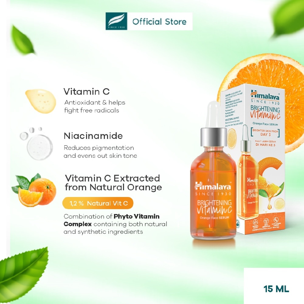 Brightening Vitamin C Orange Face Serum 15ml