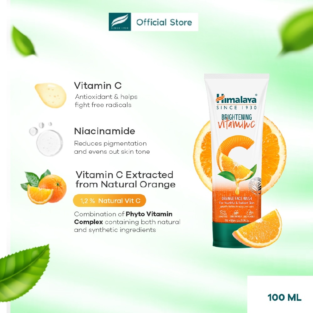 Brightening Vitamin C Orange Face Wash 100ml