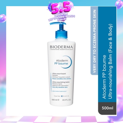 BIODERMA - Atoderm PP Baume Ultra-Nourishing Balm (Very Dry Eczema-Prone Skin) 500ml