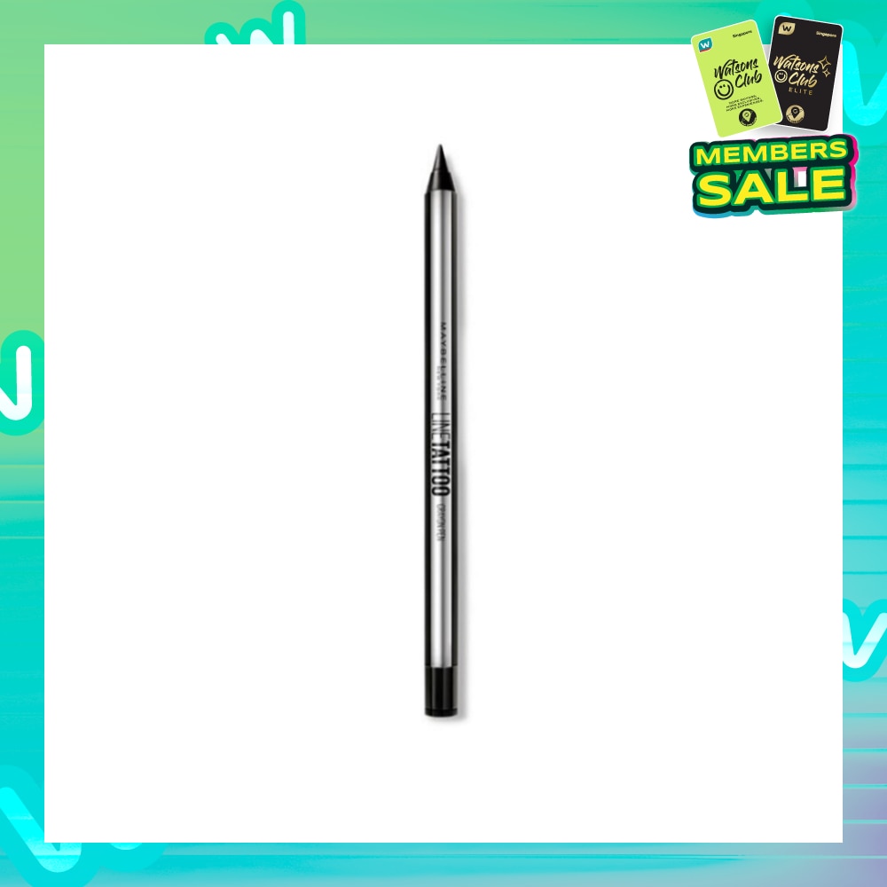 MAYBELLINE Line Tattoo Crayon Eyeliner Black 0.4g