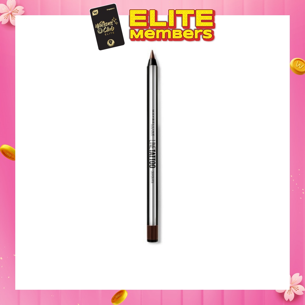 MAYBELLINE Line Tattoo Crayon Eyeliner  Brown 0.4g