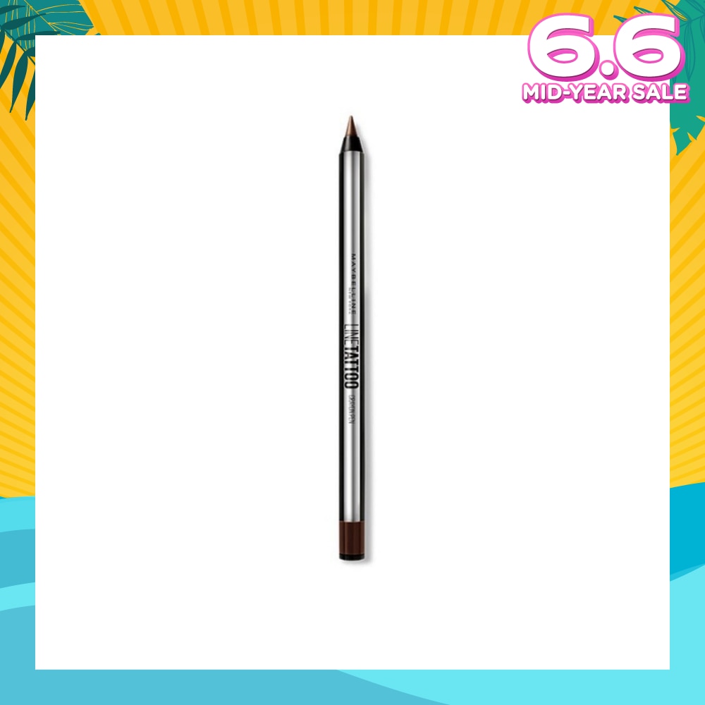 MAYBELLINE Line Tattoo Crayon Eyeliner  Brown 0.4g