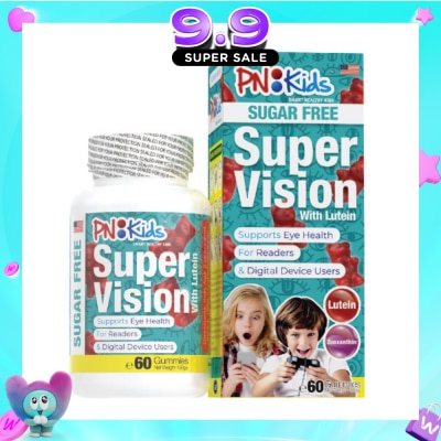 PNKids - Super Vision Sugar Free Gummies For Kids (Helps Reduce Eye Fatigue Supports Eye Health & Visual Acuity) 60s image