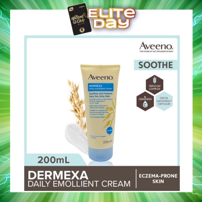 AVEENO - Dermexa Daily Emollient Body Cream Steroid Free (Suitable For Eczema-Prone Skin) 200ml