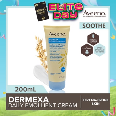 AVEENO - Dermexa Daily Emollient Body Cream Steroid Free (Suitable For Eczema-Prone Skin) 200ml