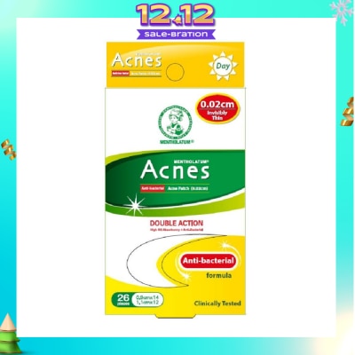 ACNES High Oil Absorbent & Anti-Bacterial Invisibly Thin Acne Patch for Day 0.02cm 26s