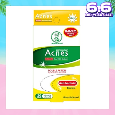 ACNES High Oil Absorbent & Anti-Bacterial Invisibly Thin Acne Patch for Day 0.02cm 26s