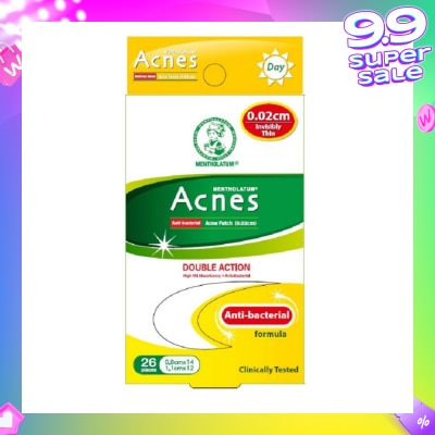 ACNES High Oil Absorbent & Anti-Bacterial Invisibly Thin Acne Patch for Day 0.02cm 26s