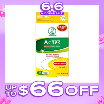 ACNES - High Oil Absorbent & Anti-Bacterial Invisibly Thin Acne Patch for Day 0.02cm 26s