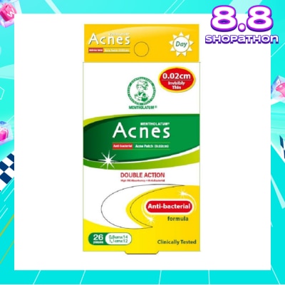 ACNES High Oil Absorbent & Anti-Bacterial Invisibly Thin Acne Patch for Day 0.02cm 26s