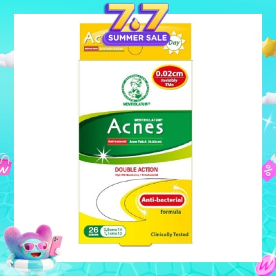 ACNES - High Oil Absorbent & Anti-Bacterial Invisibly Thin Acne Patch for Day 0.02cm 26s