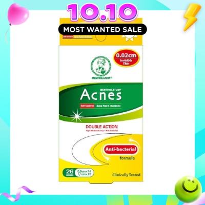 ACNES High Oil Absorbent & Anti Bacterial Invisibly Thin Acne Patch for Day 0.02cm 26s image