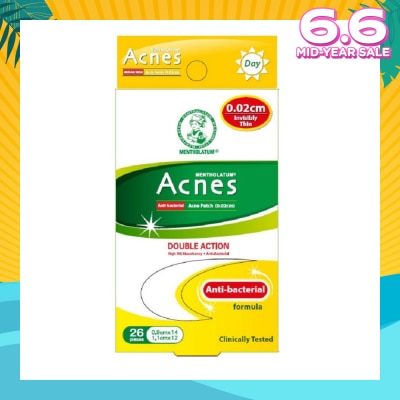ACNES High Oil Absorbent & Anti-Bacterial Invisibly Thin Acne Patch for Day 0.02cm 26s