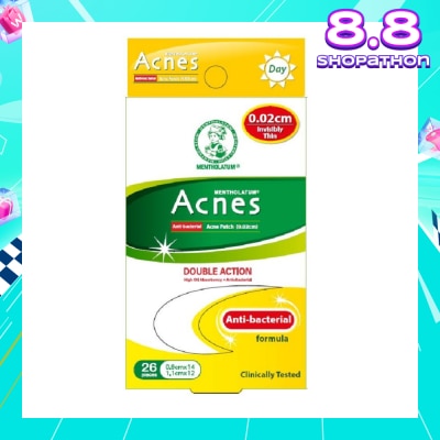 ACNES High Oil Absorbent & Anti-Bacterial Invisibly Thin Acne Patch for Day 0.02cm 26s