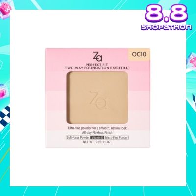 ZA Perfect Fit Two-Way Foundation EX OC10 (Refill) 9g