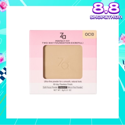 ZA Perfect Fit Two-Way Foundation EX OC10 (Refill) 9g