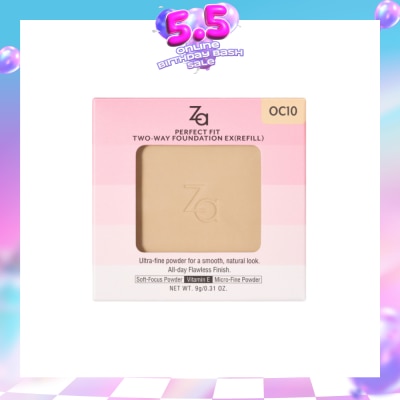 ZA - Perfect Fit Two-Way Foundation EX OC10 (Refill) 9g