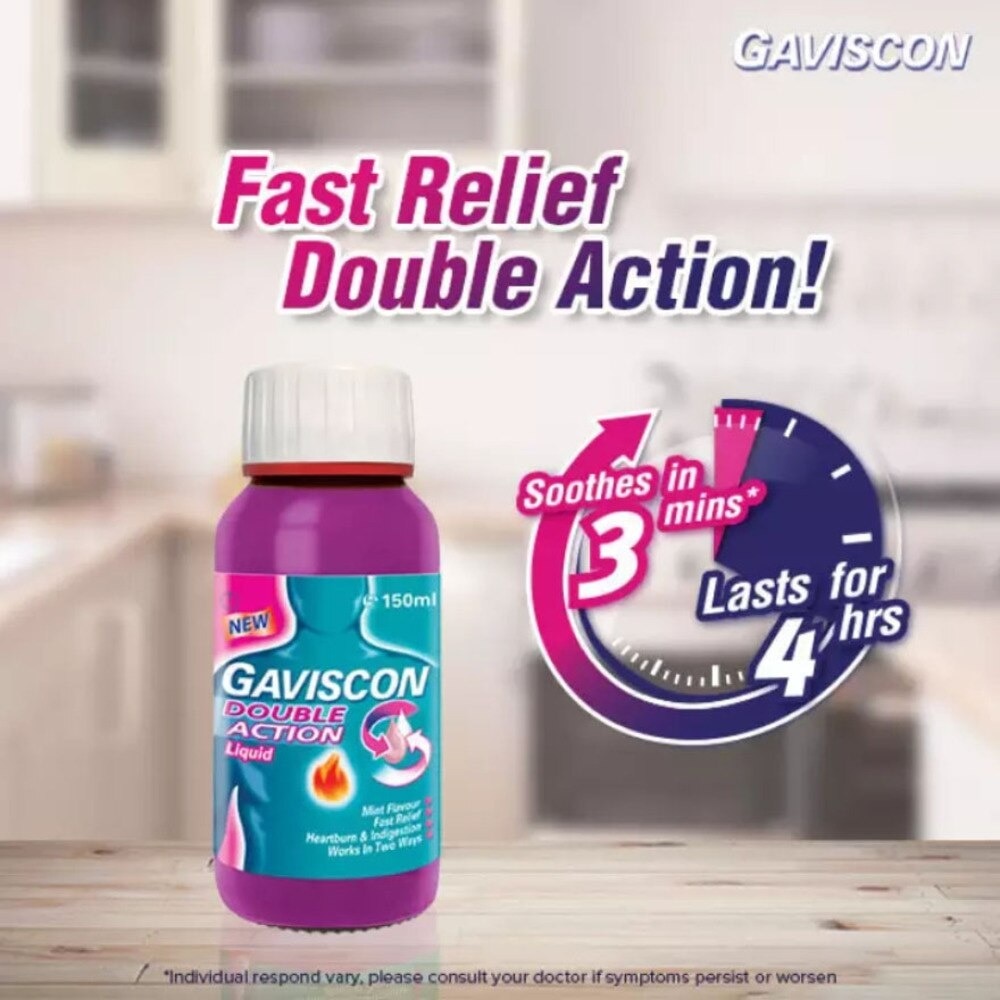 Gaviscon Double Action Liquid 150ml<BR>