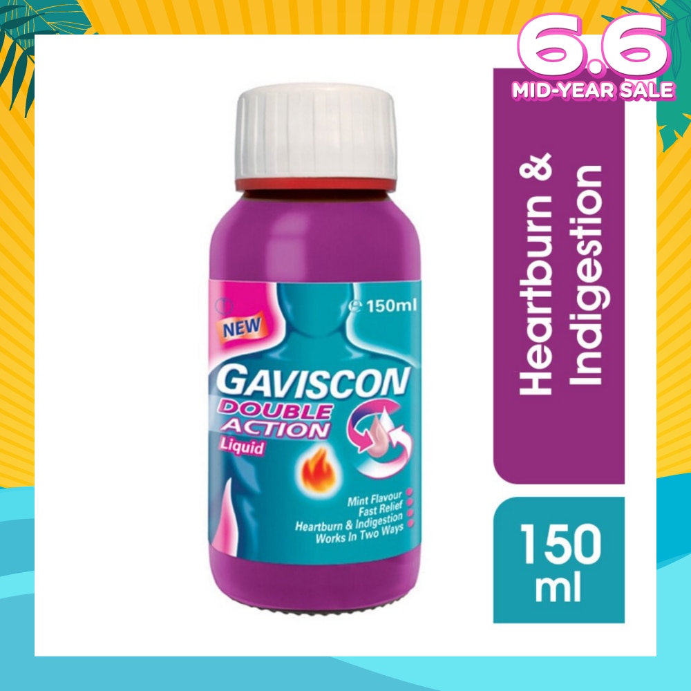 Gaviscon Double Action Liquid 150ml<BR>