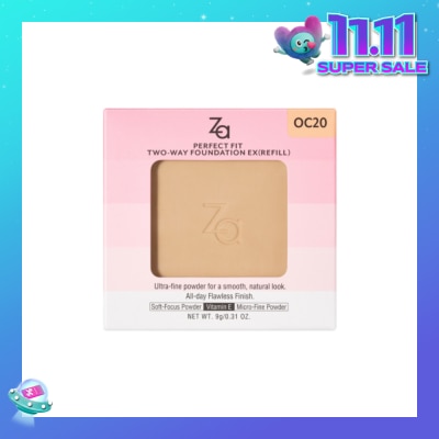 ZA Perfect Fit Two-Way Foundation EX OC20 (Refill) 9g