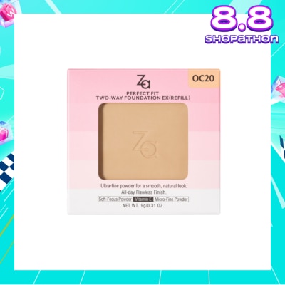 ZA Perfect Fit Two-Way Foundation EX OC20 (Refill) 9g