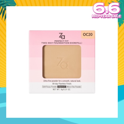 ZA Perfect Fit Two-Way Foundation EX OC20 (Refill) 9g