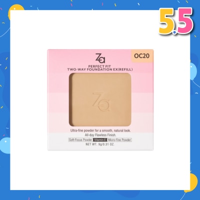 ZA Perfect Fit Two-Way Foundation EX OC20 (Refill) 9g